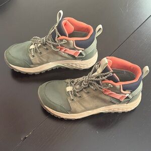 Teva Olive and Coral Winter Boots